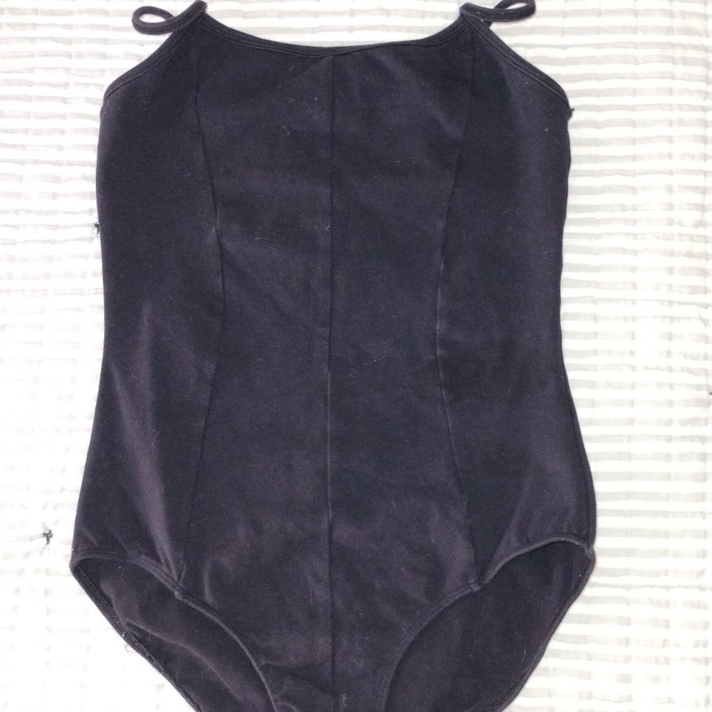 Camisole princess seam leotard, size 14 Mirella